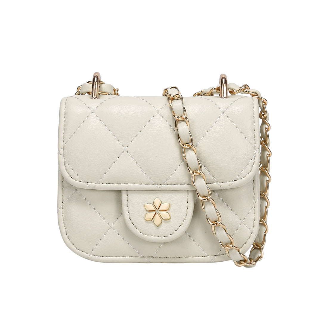 Quilted Mini Cross Body Bag - PU Vegan leather