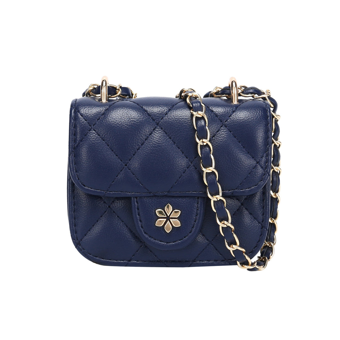 Quilted Mini Cross Body Bag - PU Vegan leather
