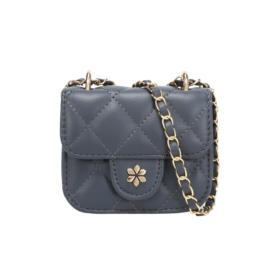 Quilted Mini Cross Body Bag - PU Vegan leather