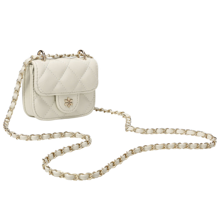Quilted Mini Cross Body Bag - PU Vegan leather