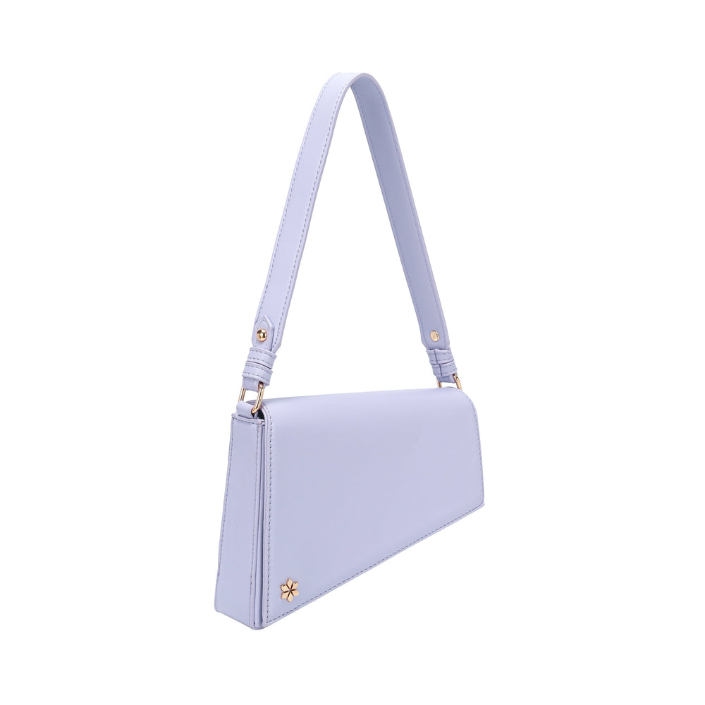 Triangular Geometric Under Arm Hobo Bag - PU Vegan leather