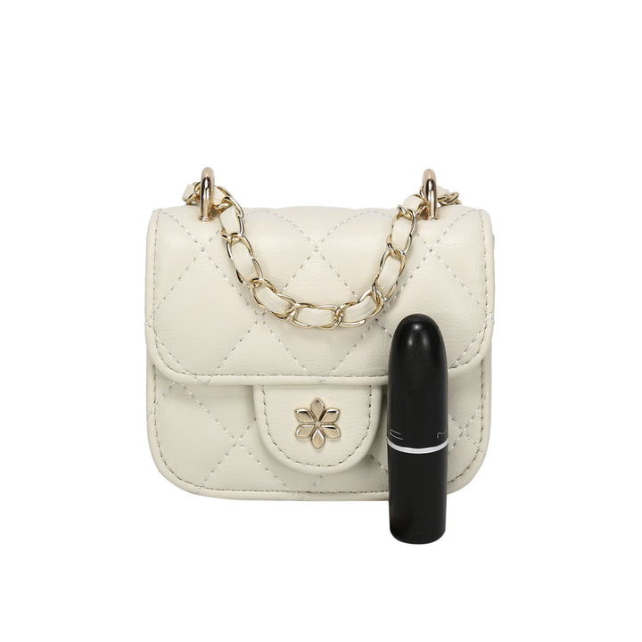 Quilted Mini Cross Body Bag - PU Vegan leather