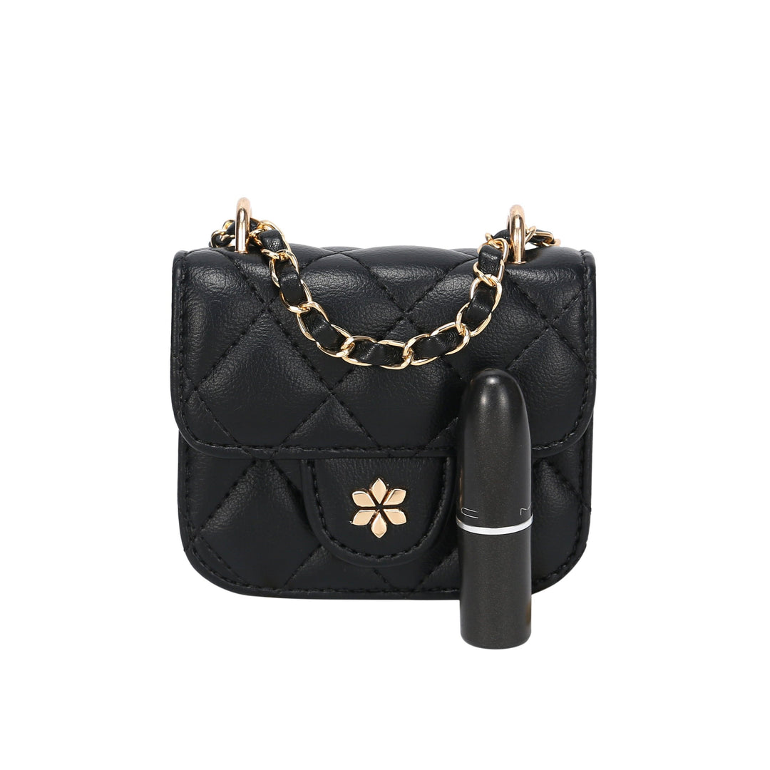 Quilted Mini Cross Body Bag - PU Vegan leather