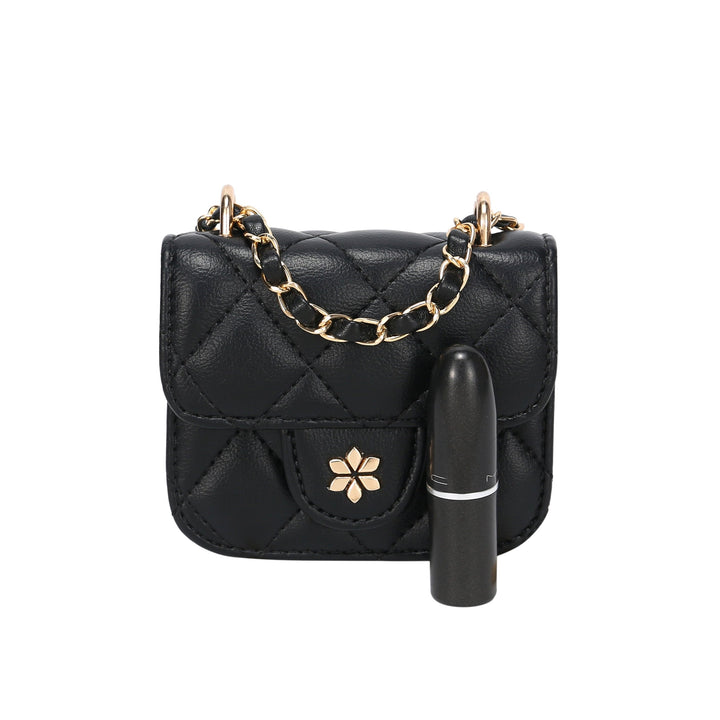 Quilted Mini Cross Body Bag - PU Vegan leather