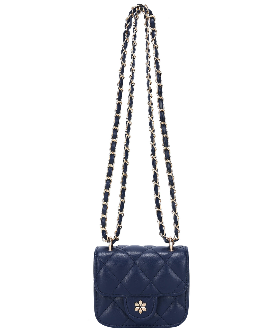 Quilted Mini Cross Body Bag - PU Vegan leather