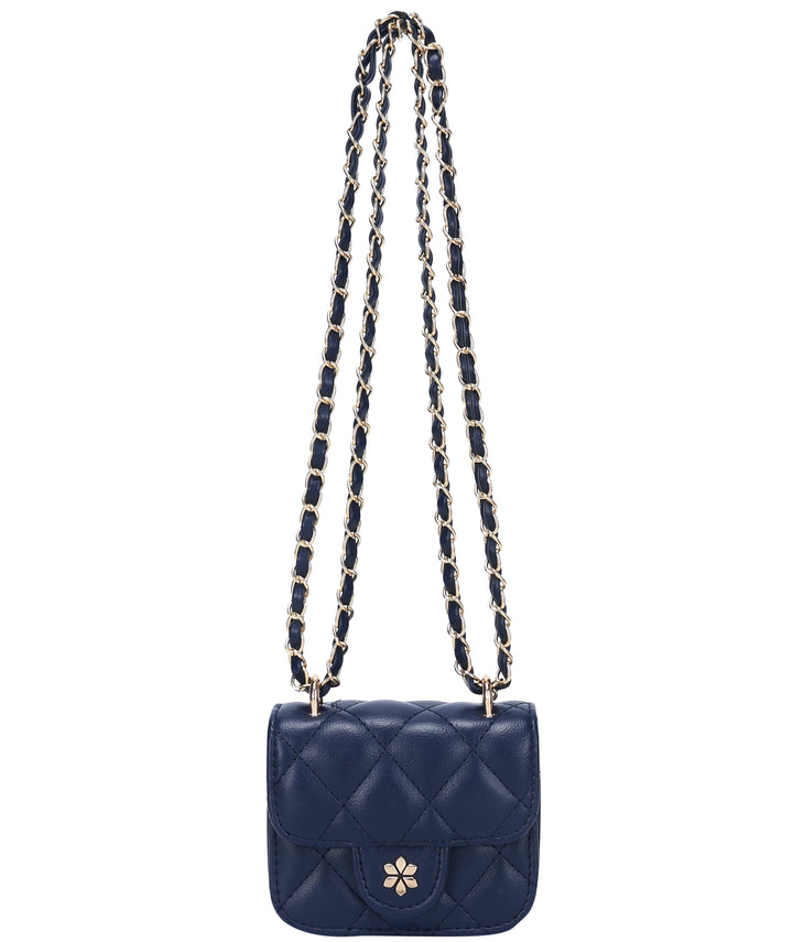 Quilted Mini Cross Body Bag - PU Vegan leather