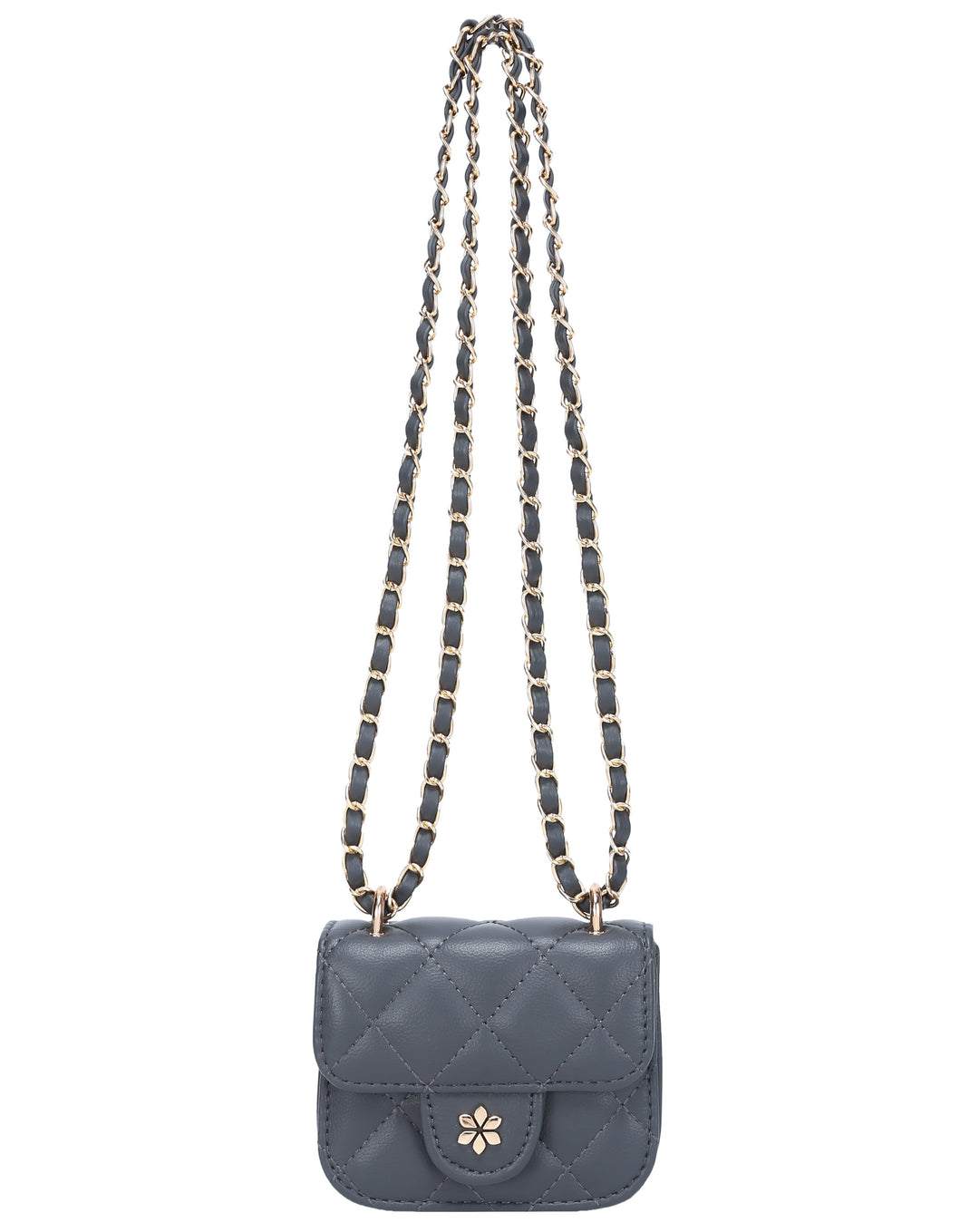 Quilted Mini Cross Body Bag - PU Vegan leather