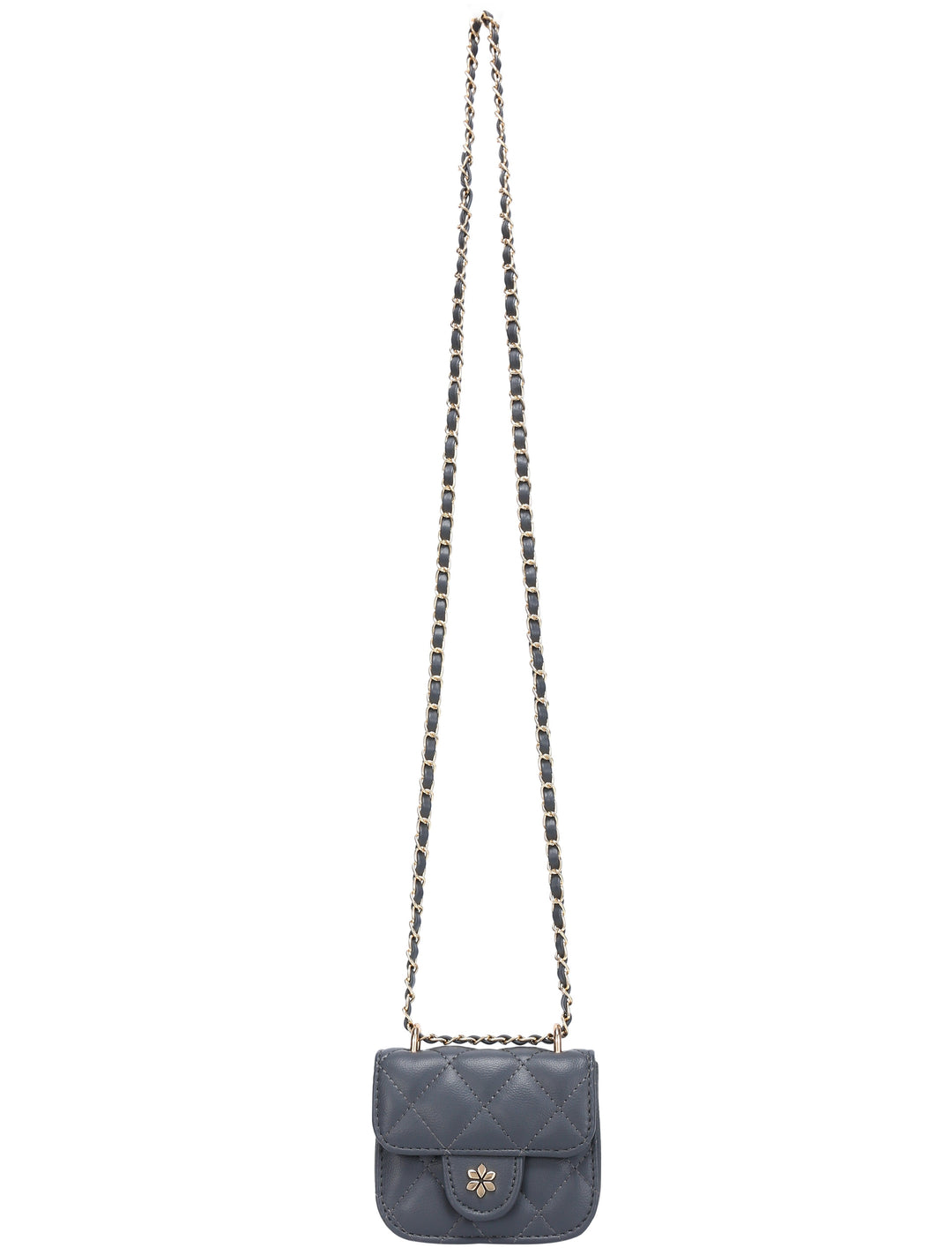 Quilted Mini Cross Body Bag - PU Vegan leather
