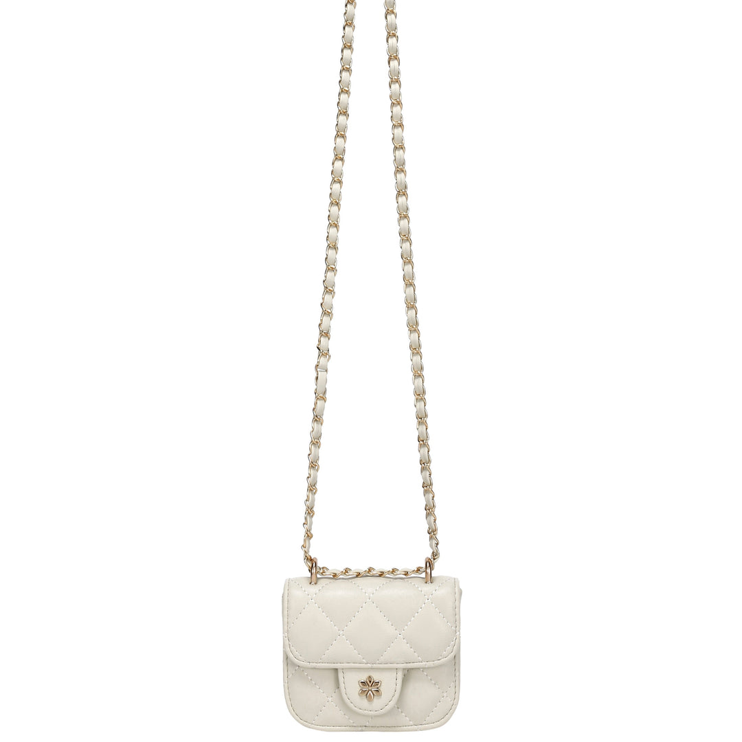 Quilted Mini Cross Body Bag - PU Vegan leather