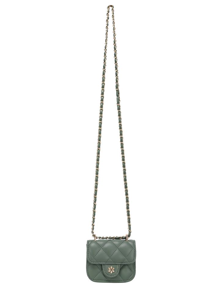 Quilted Mini Cross Body Bag - PU Vegan leather