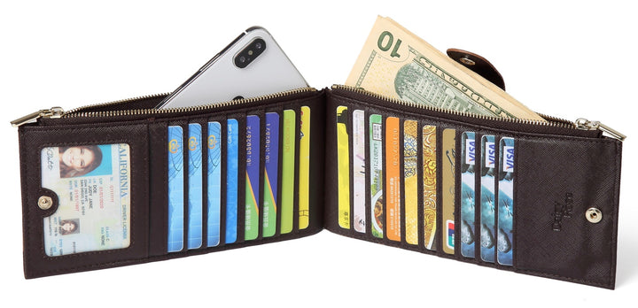 Multi Card Wallet with RFID Blocking Protection