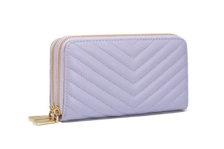 Dual Zipper Wallet with Hand Strap | RFID Blocking protection