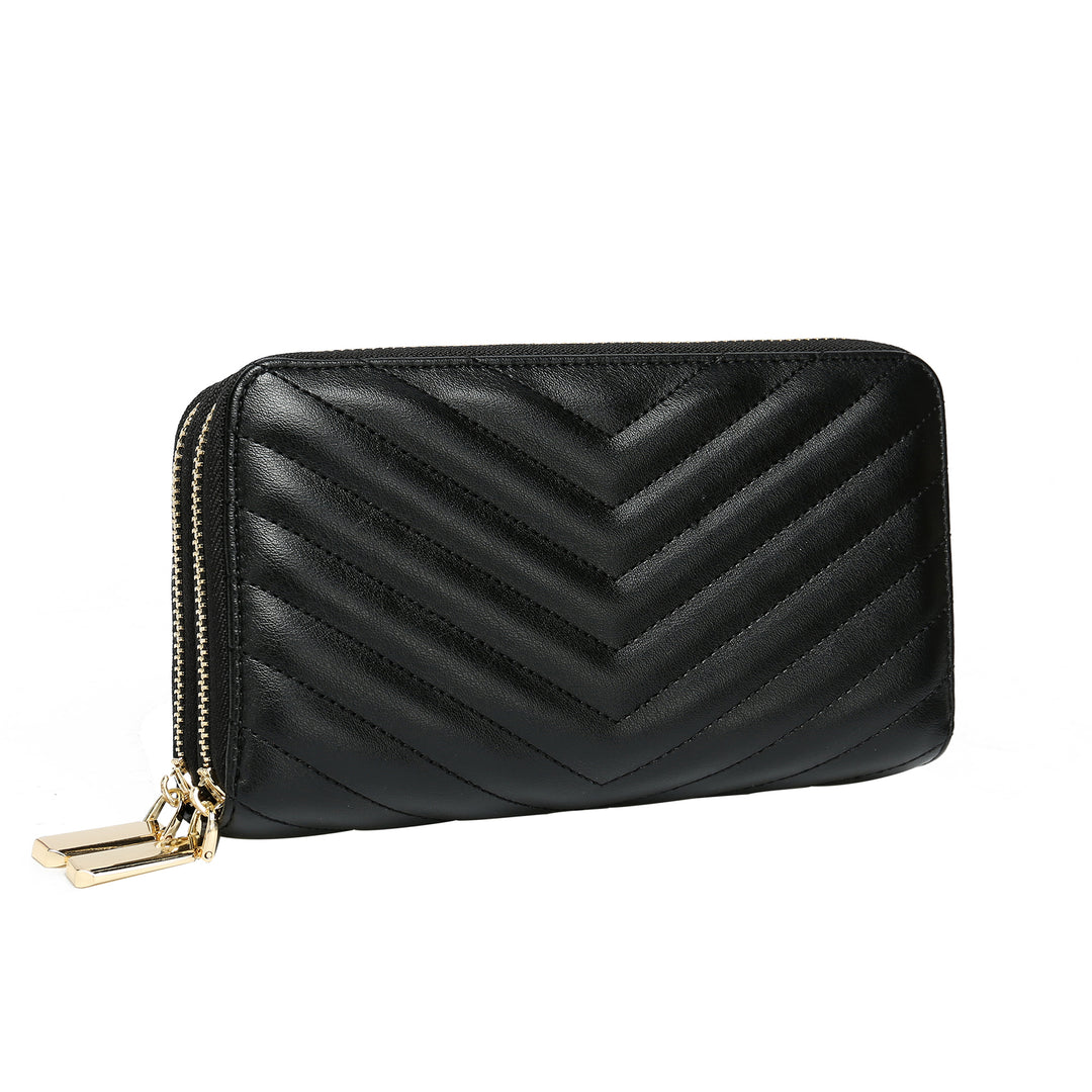 black-quilted
