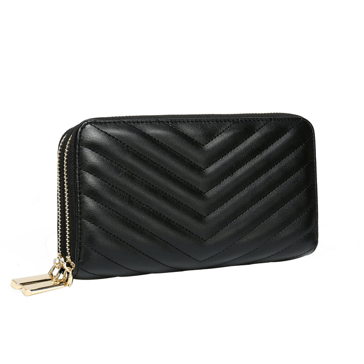 black-quilted