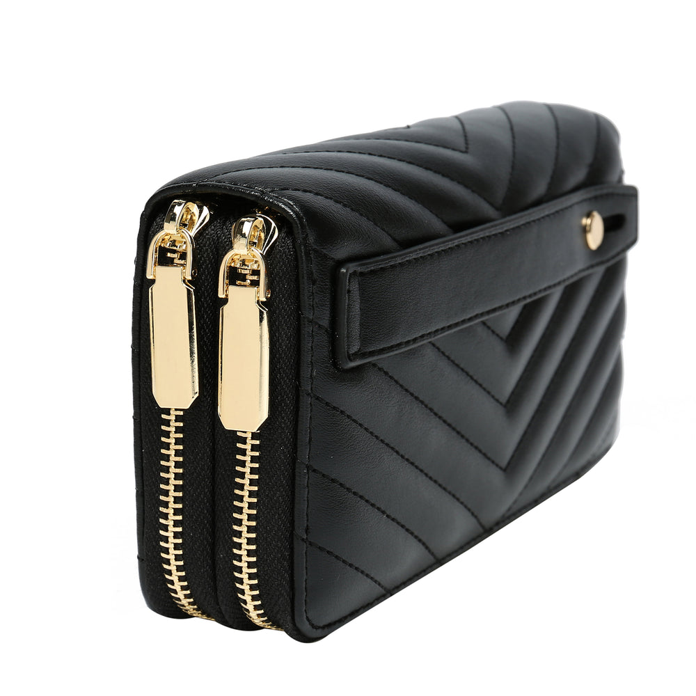 black-quilted