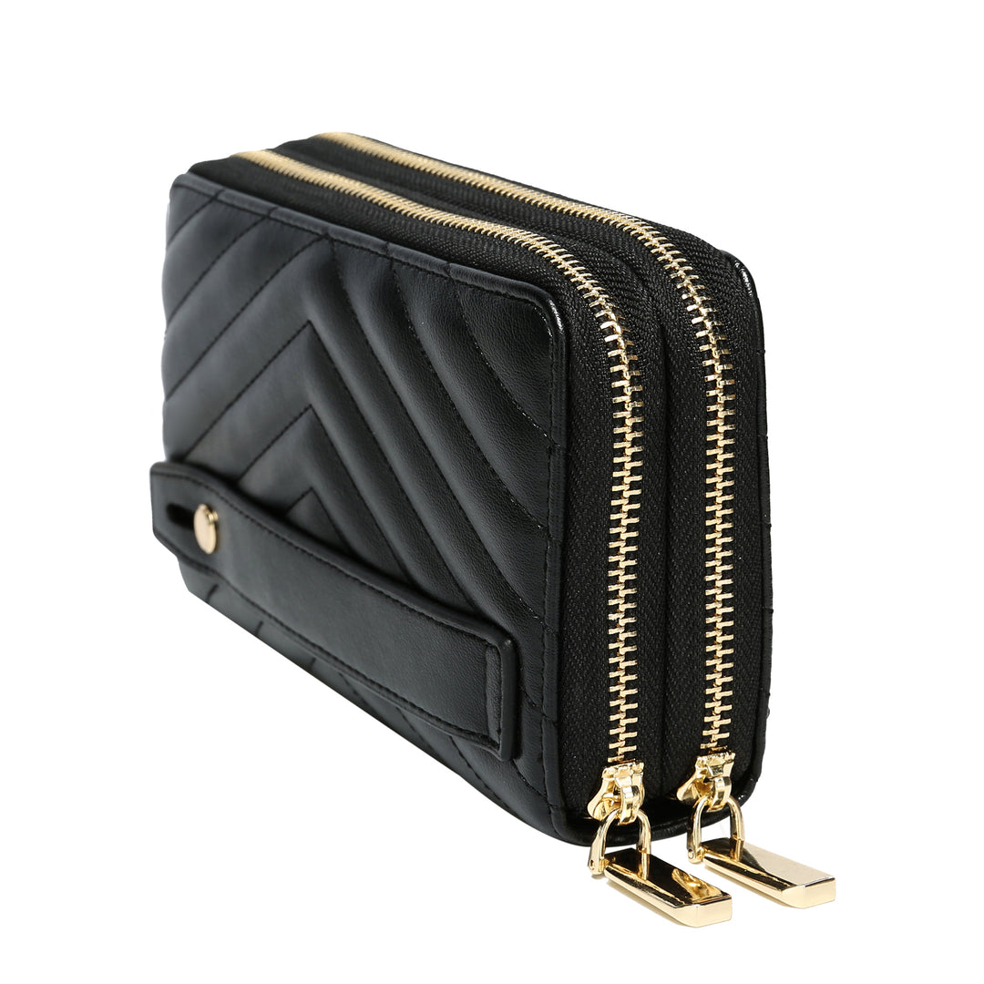 black-quilted