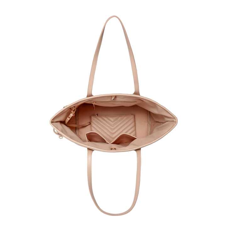 beige-quilted