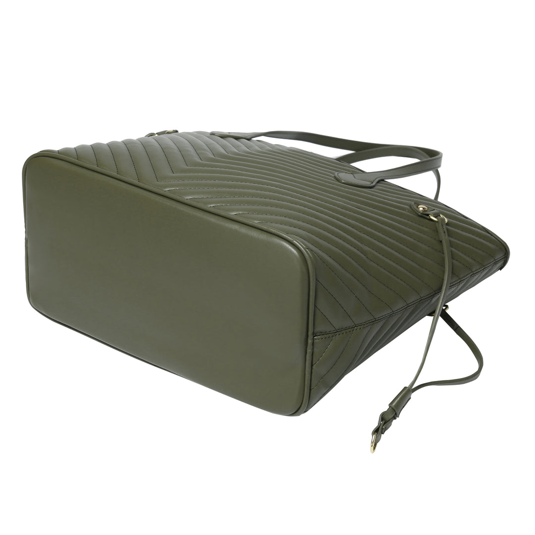 olive-quilted