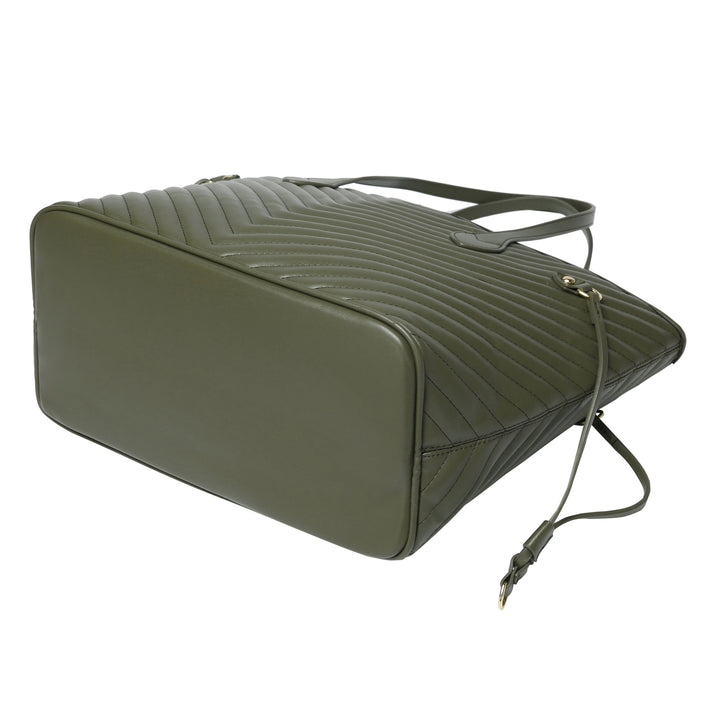 olive-quilted