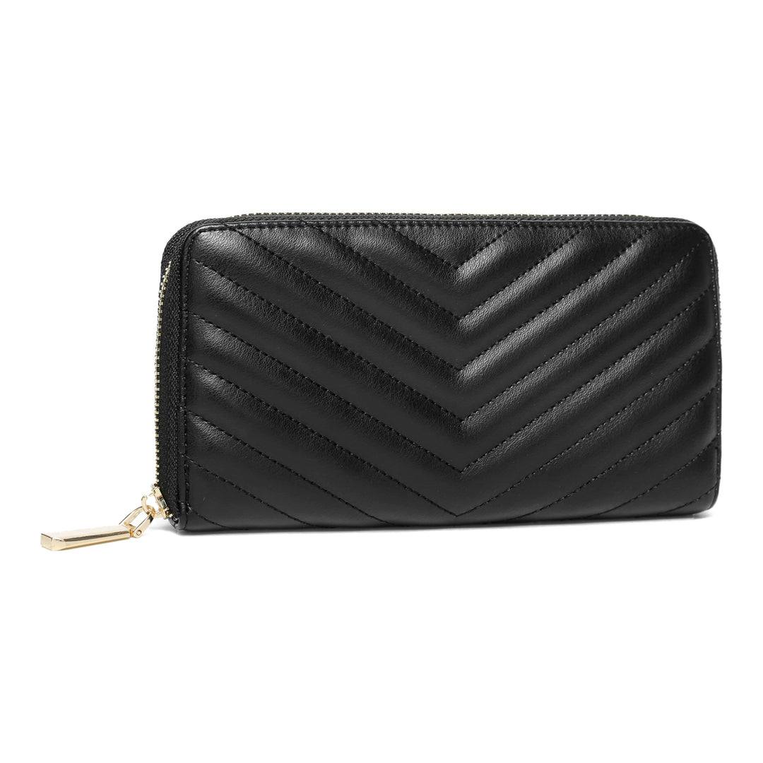 black-quilted