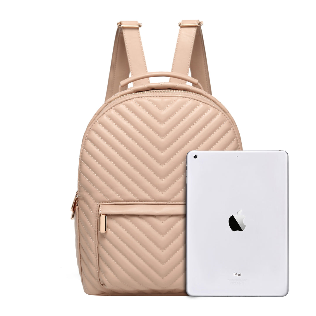beige-quilted