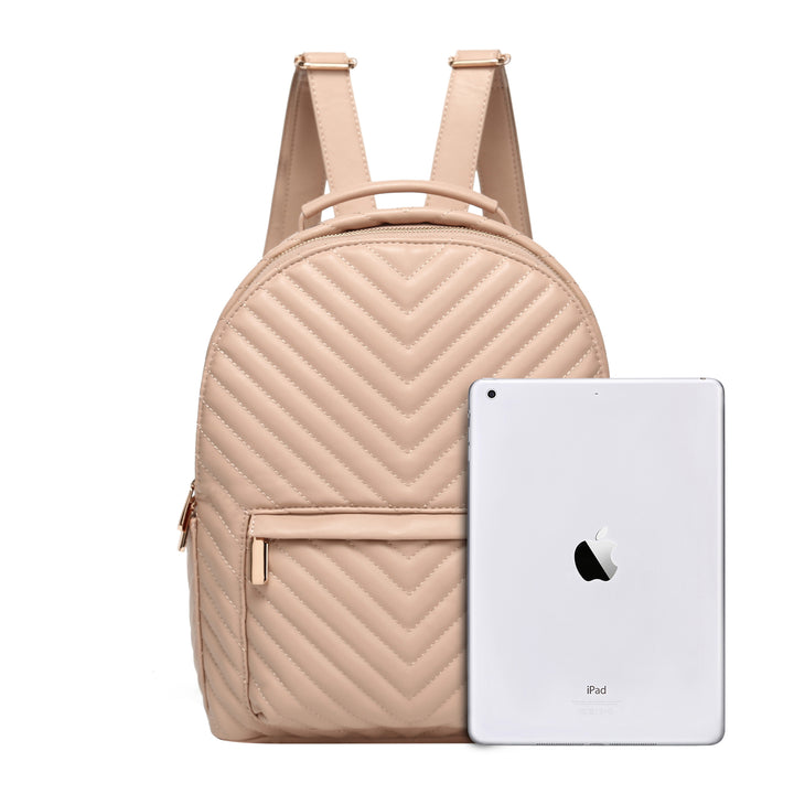 beige-quilted