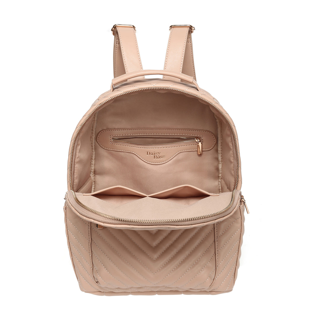 beige-quilted