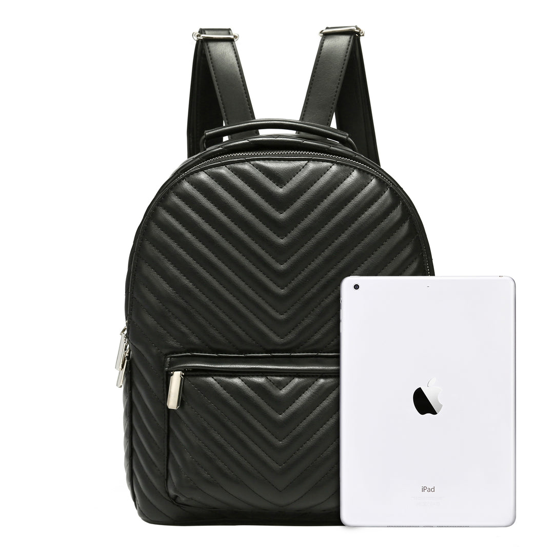 black-quilted