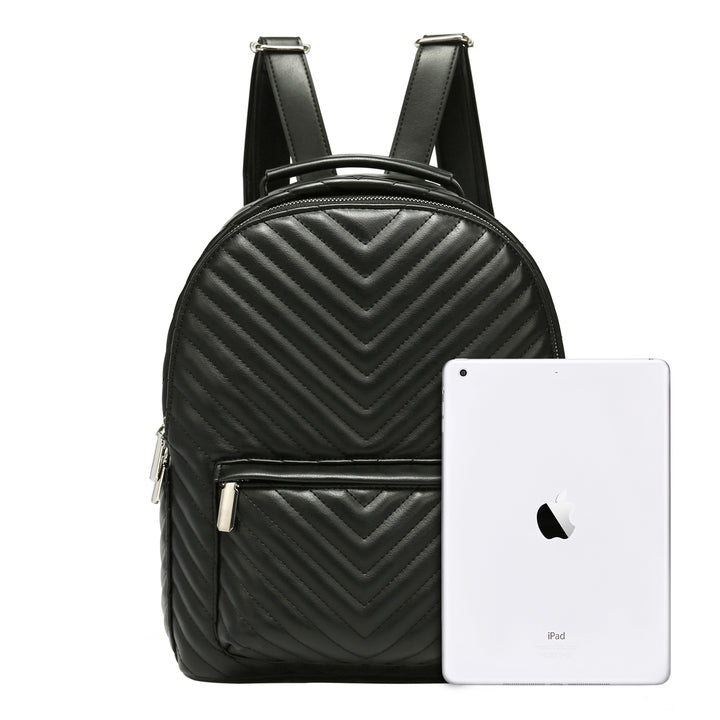 black-quilted