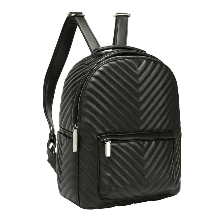 black-quilted