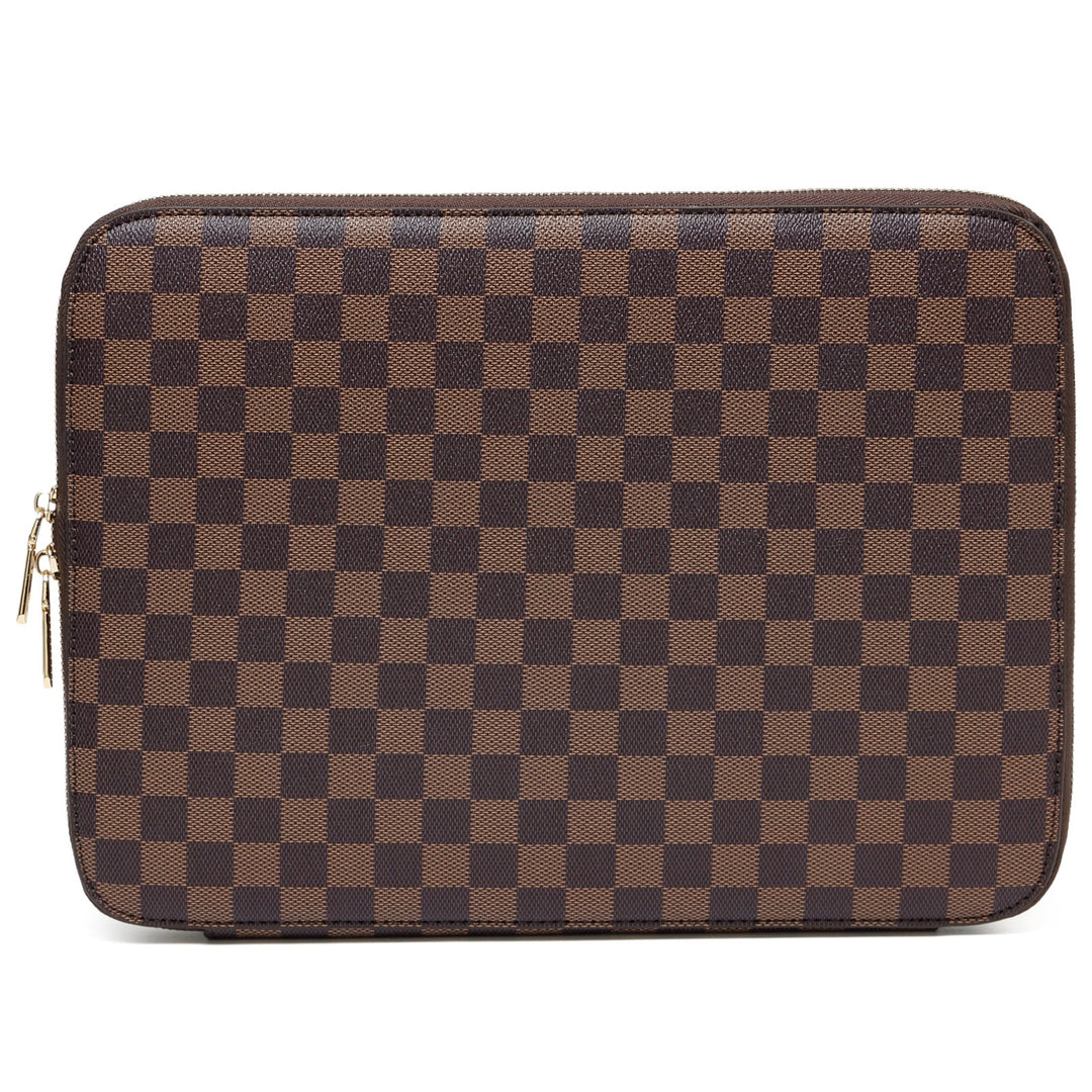 brown-checkered