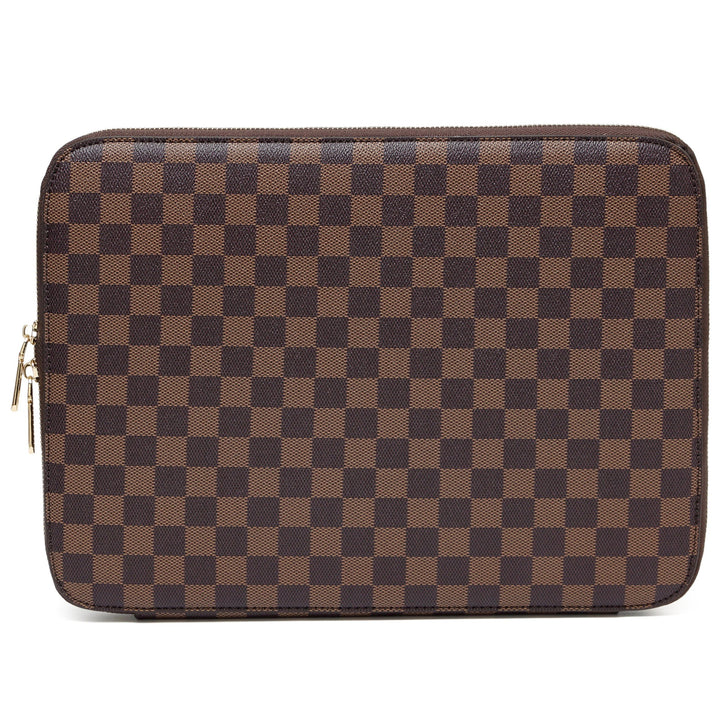 brown-checkered