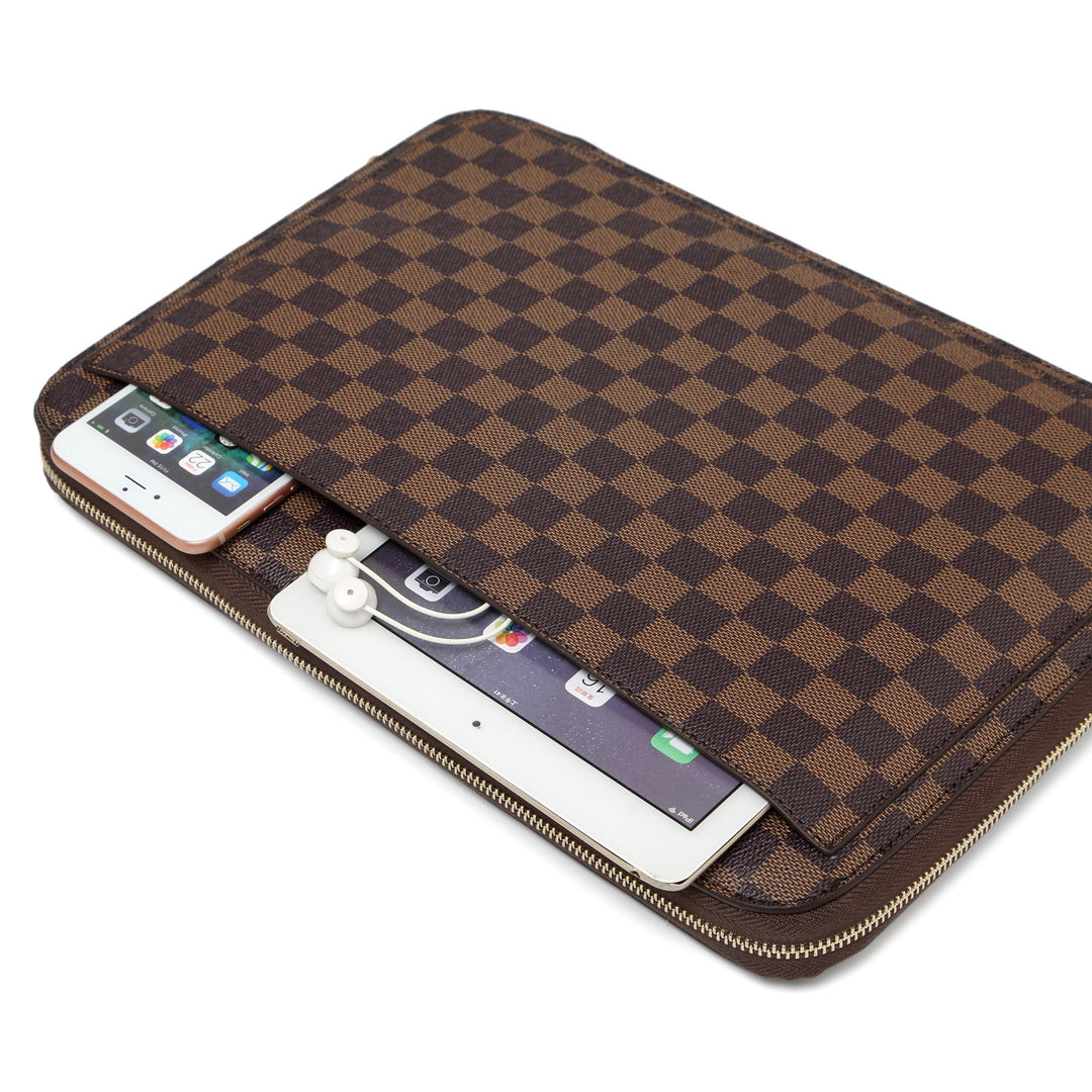 brown-checkered