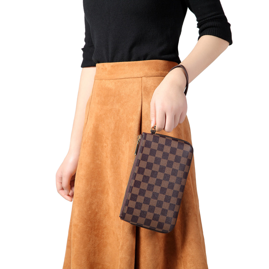 brown-checkered