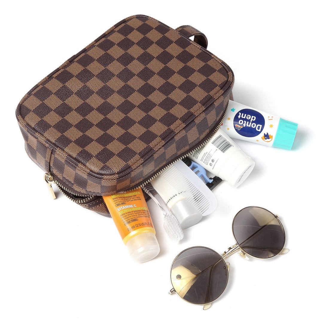 brown-checkered