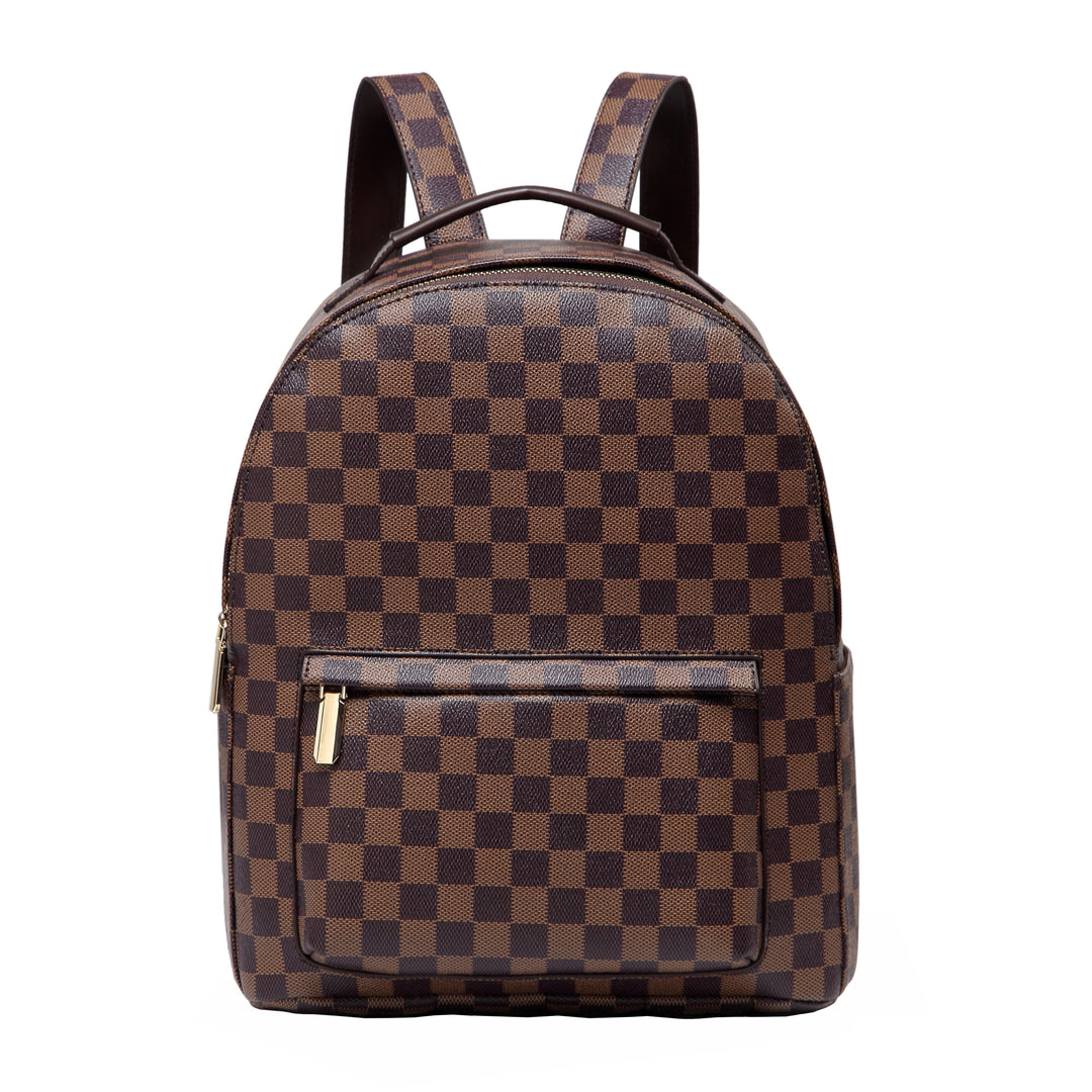 brown-checkered