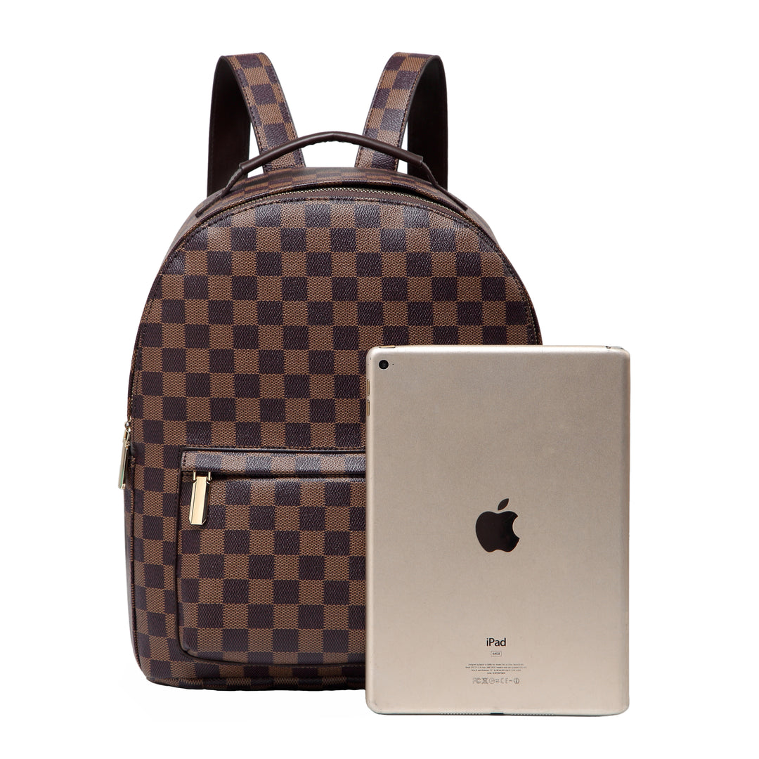 brown-checkered