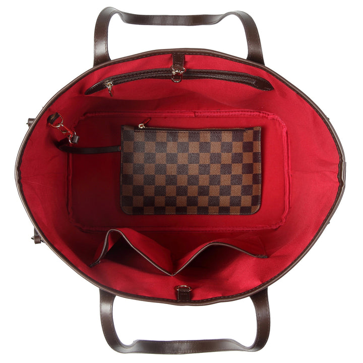 brown-checkered