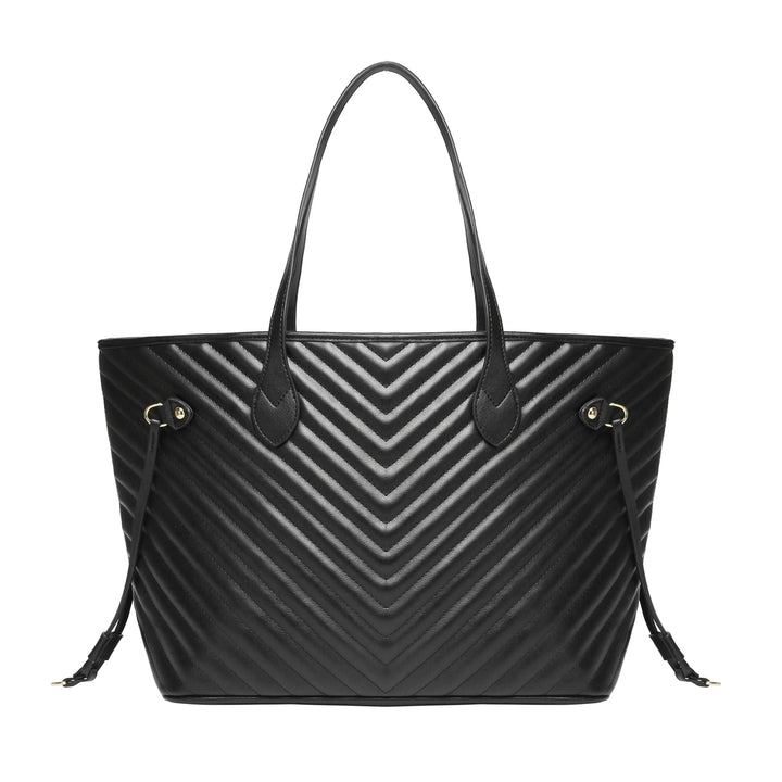 black-quilted