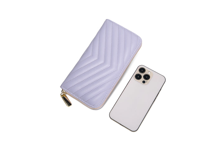 Zip Around Wallet and Phone Clutch - RFID Blocking Protection