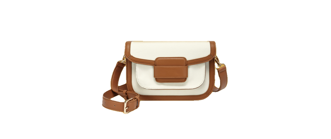 Daisy Rose crossbody bag on a pure white background