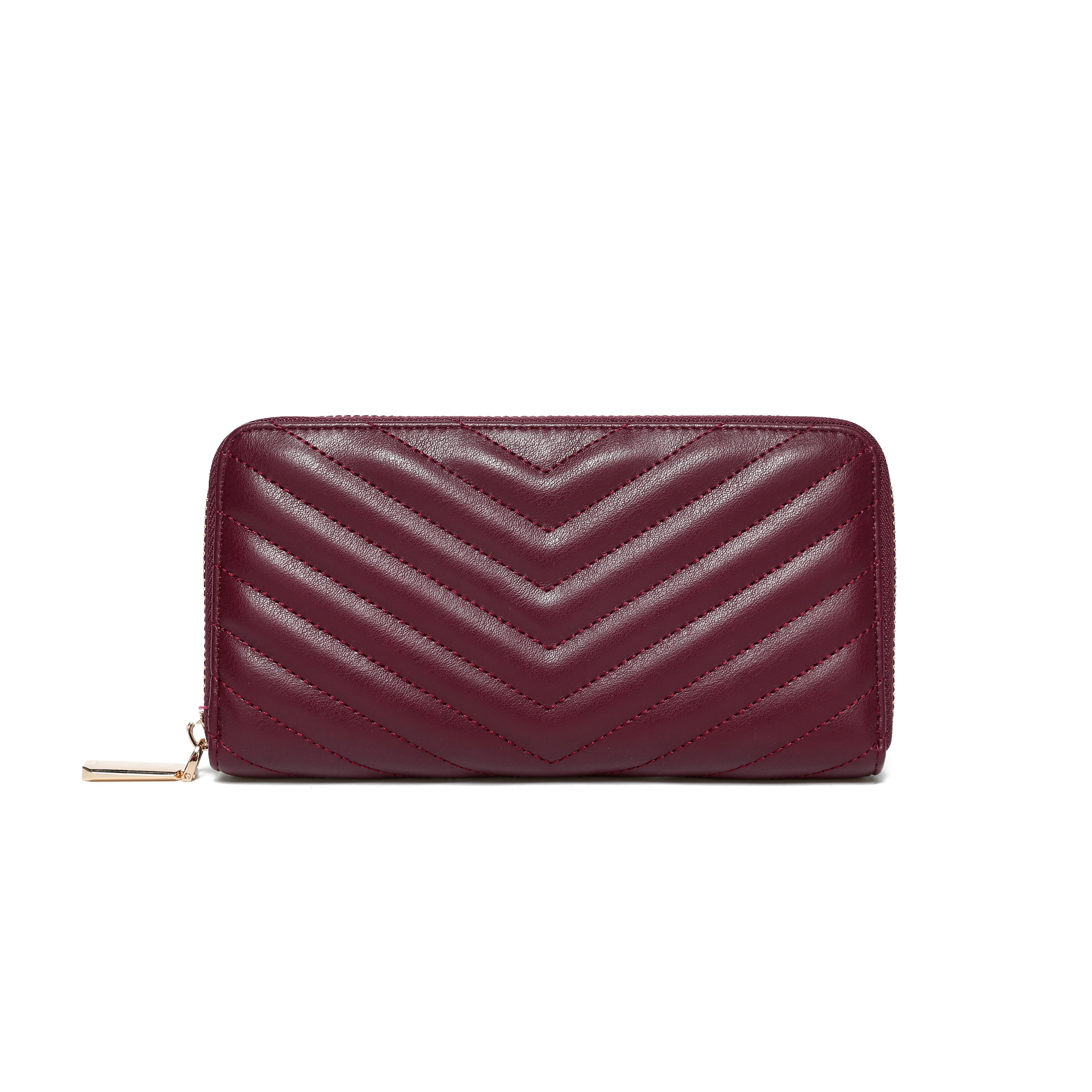 コインケース・小銭入れ [REST & RECREATION] ZIPPY WALLET - PINK / DEEP RED / BLACK ☆韓国人気☆Rest & Recreation☆ZIPPY WALLET