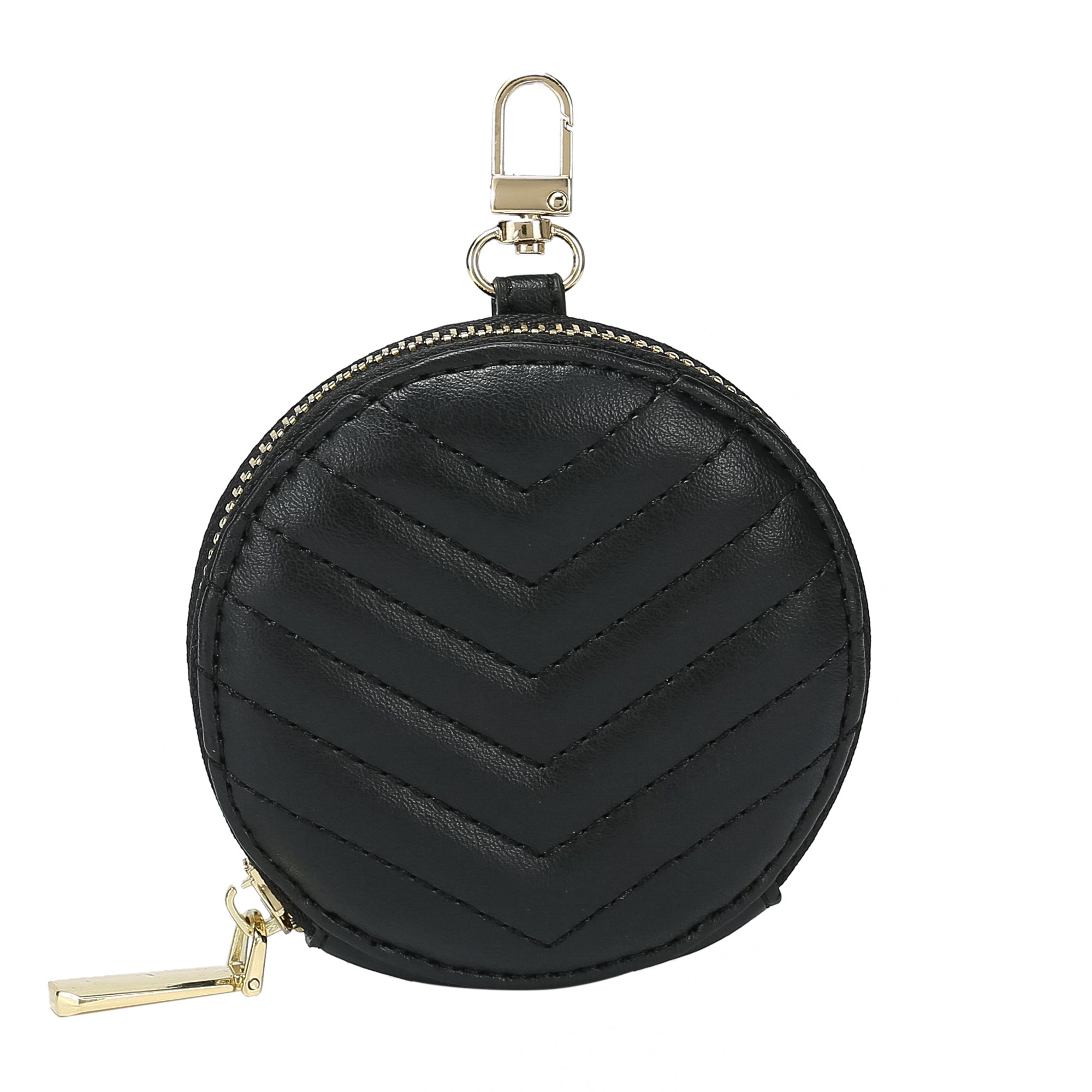 Round Coin Purse Pouch Change Wallet Holder with clasp – Daisy