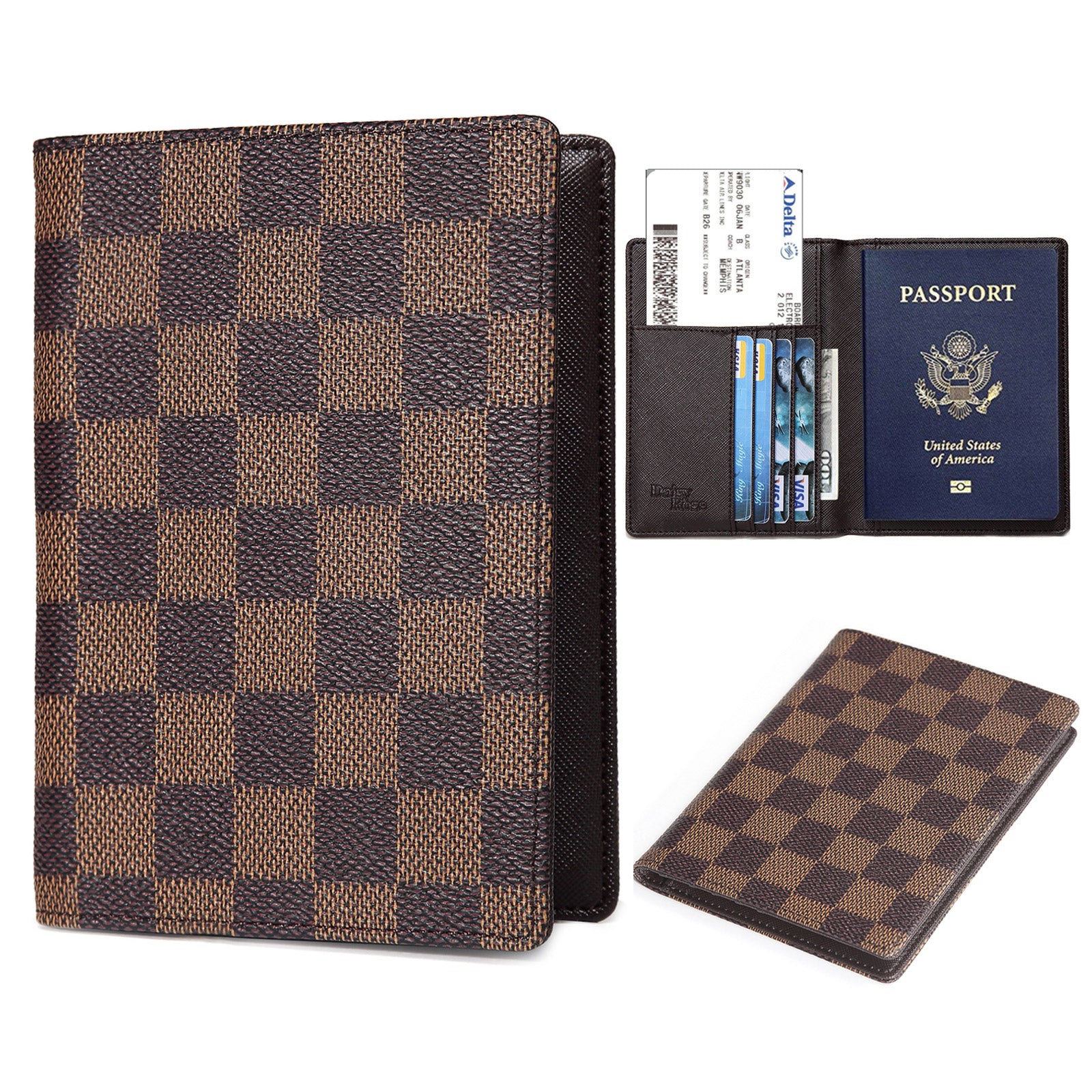 LUX BROWN Woman’s 2024 Passport Holder Cover