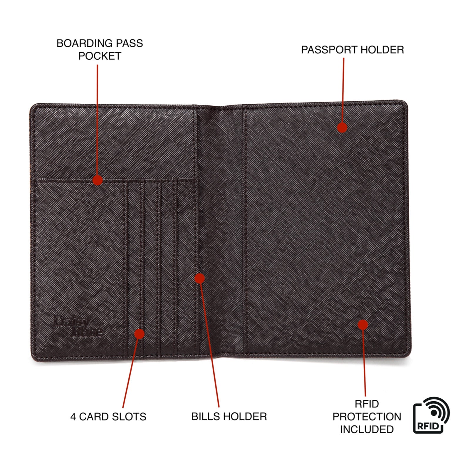 Luxury passport holder cover case | RFID Blocking Protection