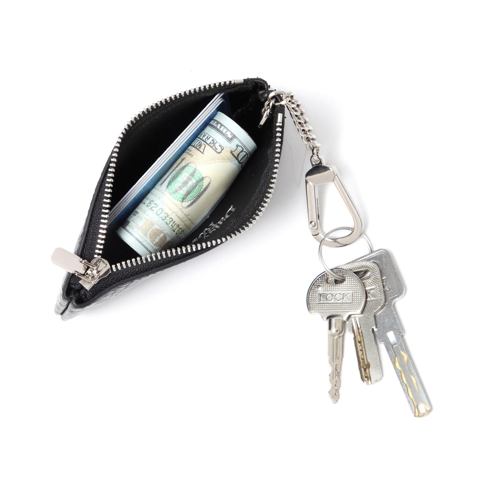 Luxury Key Chain pouch with clasp – Daisy Rose bags