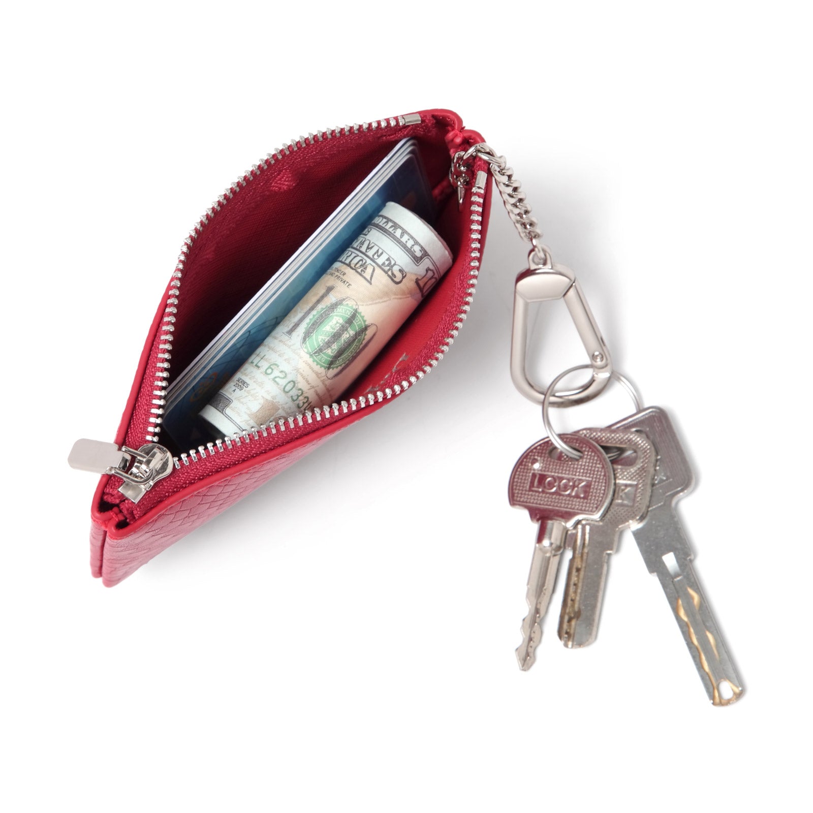 Luxury Key Chain pouch with clasp – Daisy Rose bags