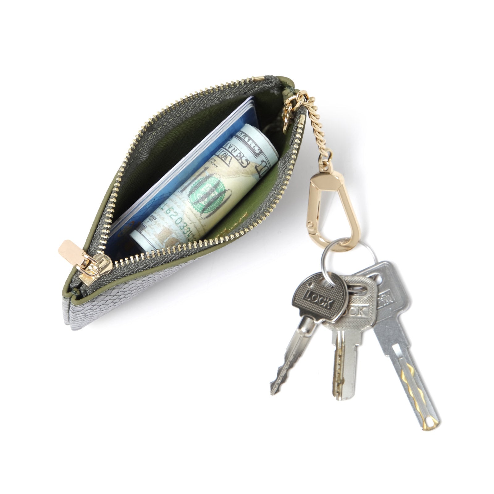 Luxury Key Chain pouch with clasp – Daisy Rose bags