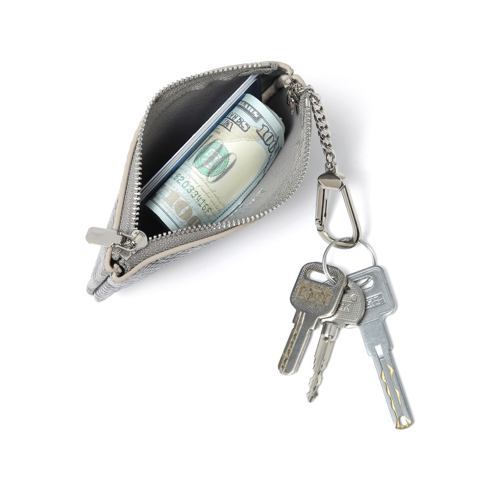 Luxury Key Chain pouch with clasp – Daisy Rose bags