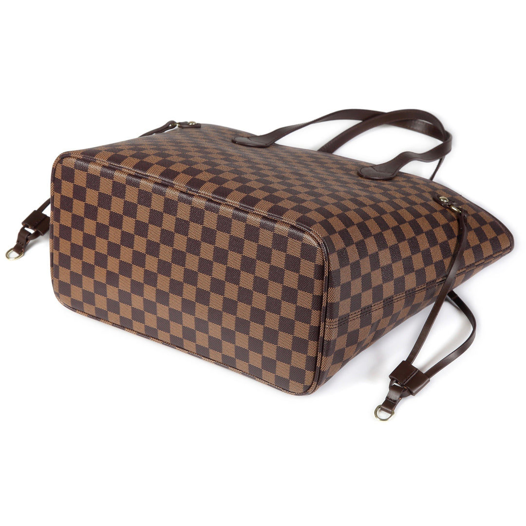 High Quality Brown Checkered Backpack